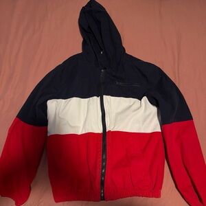 PacSun Red, White, and Blue Colorblock Jacket